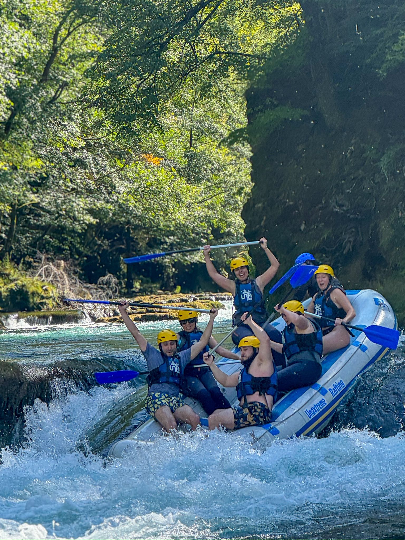 Rafting spust kroz brzace rijeke Une