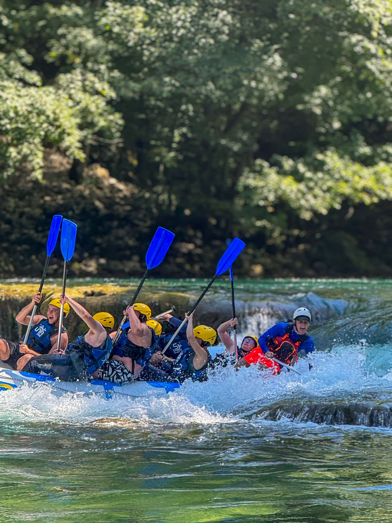 Rafting spust kroz brzace rijeke Une