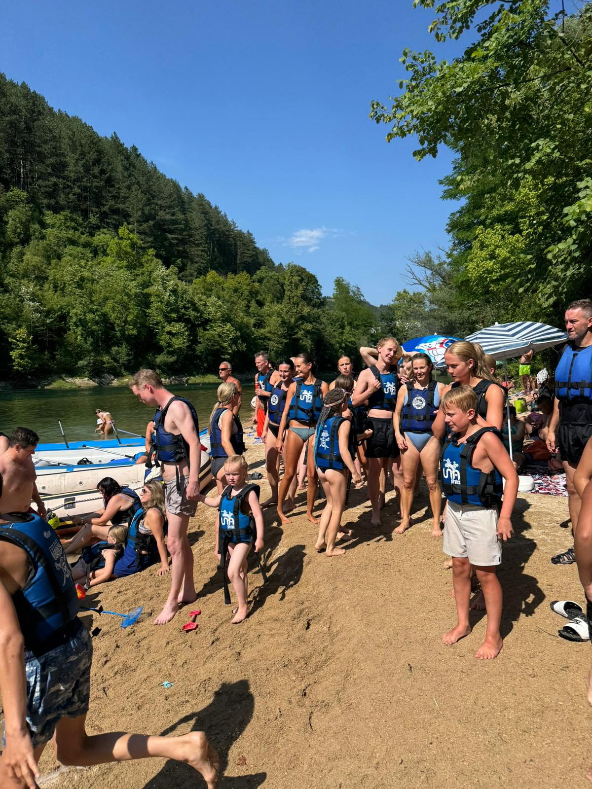 Rafting Una – panorama rijeke Paradise