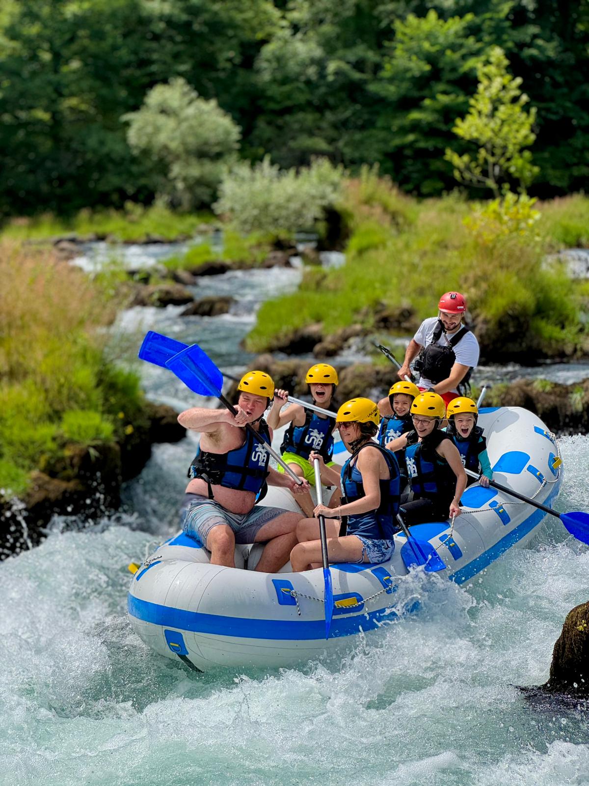 Rafting spust na Kostelima