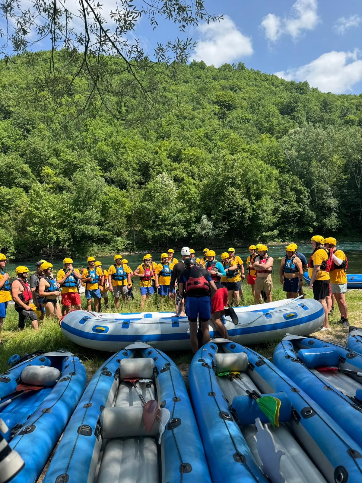 Upute za rafting na Kostelima