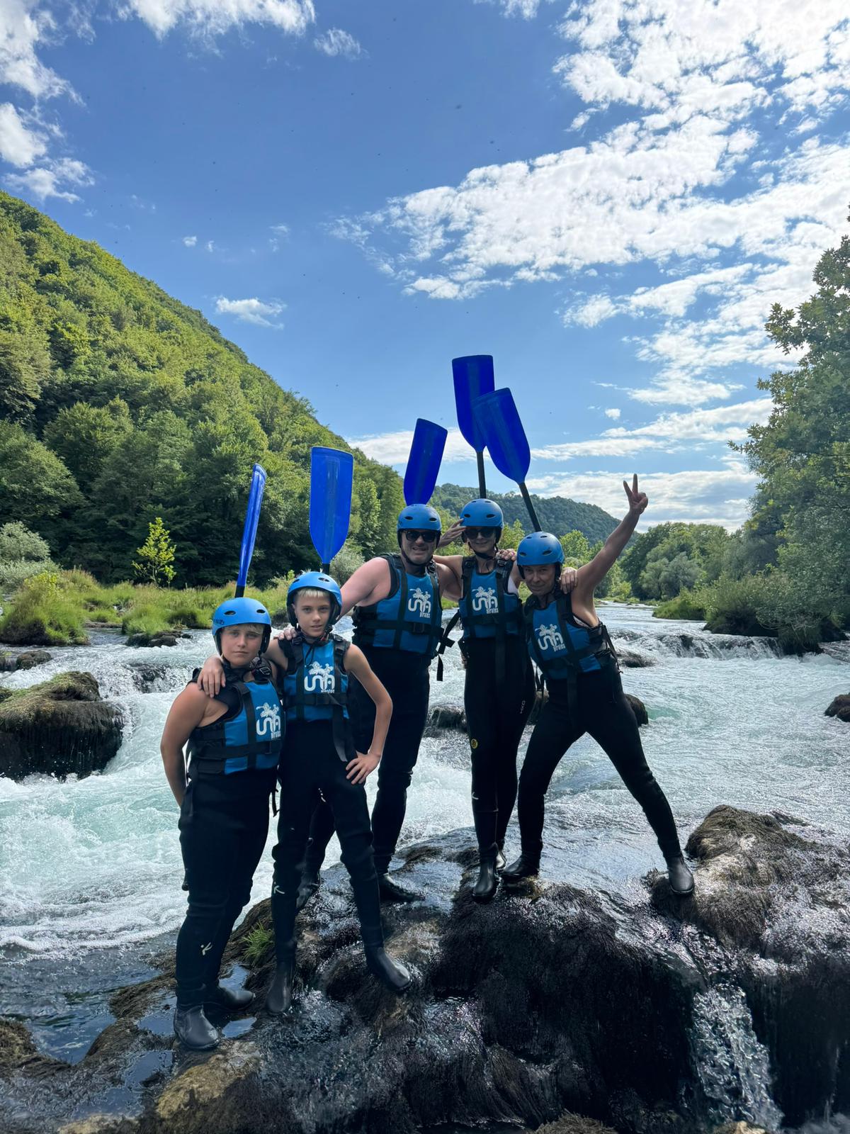 Rafting grupa na Kostelima
