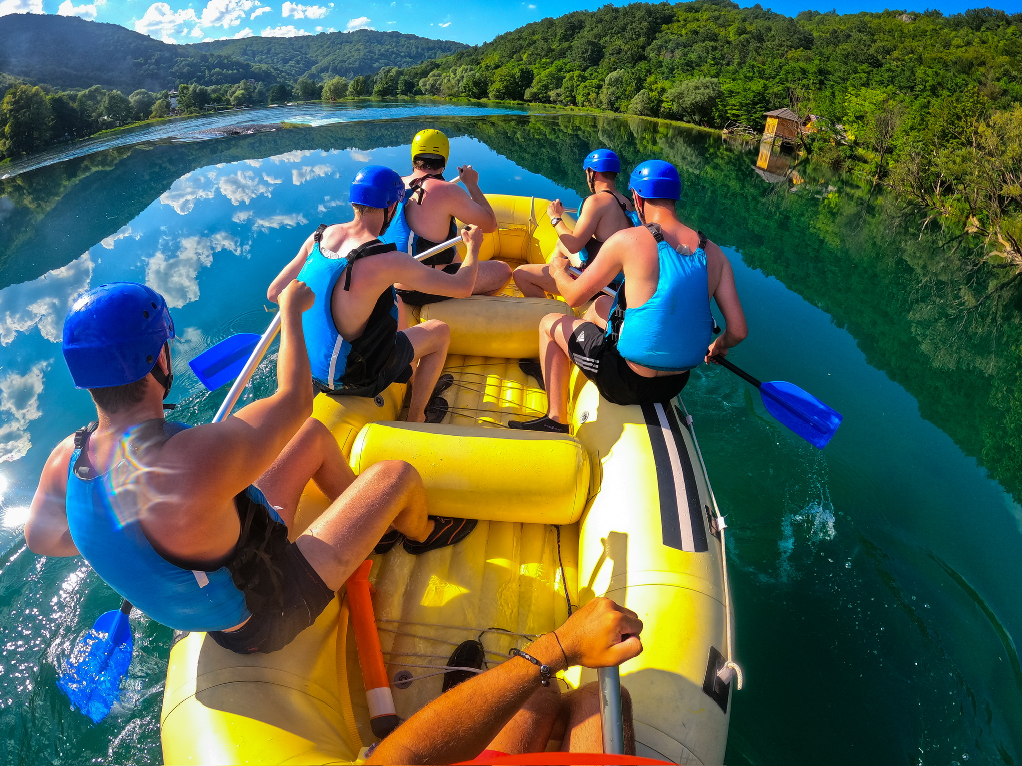 Rafting na rijeci Uni kroz Nacionalni park Una